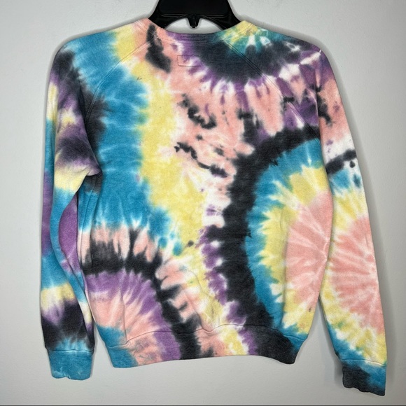 MOTHER Tie Dye Hugger Sweatshirt Crewneck Sweater - Picture 8 of 11